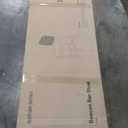 Nathan James Beacon Bohemian Boucle Bar Stool, Upholstered Bar Stool or Island Chairs for Kitchen, Seagrass Counter Height Stool with Back and Solid Wood Legs, Cream Boucle/Dark Brown