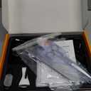 oneisall Dog Clippers and Paw Trimmer Kit 2 in 1 Low Noise Cordless Dog Clippers for Grooming Pet Hair Trimmers for Small and Large Dogs Cats Animals (Gold)