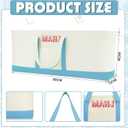 Mahjong Bag for Tiles and Racks Empty American Mahjong Tiles Carrying Tote 31.5 x 12 x 4 Inches Canvas Tile Games Accessories Gifts for Card Pushers Rack Mat Carrying (Case Only) (Blue)