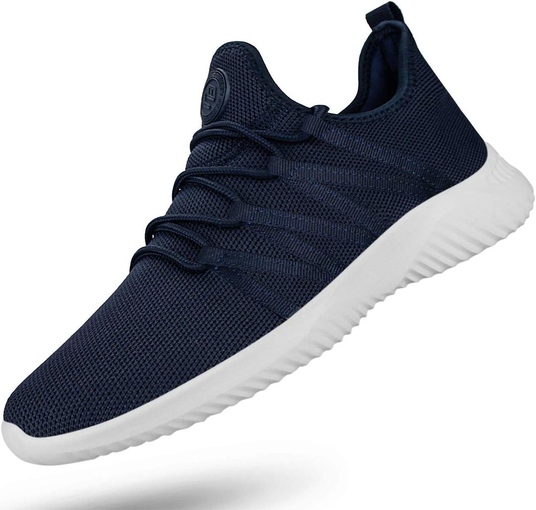 Feethit Mens Slip On Running Shoes Breathable Lightweight Comfortable Fashion Non Slip Sneakers for Men (8, Cs05 Blue)