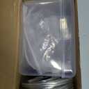 Yoojahow 109 Pcs 50FT SPT-1 Electrical Wire with Female and Male Plugs and Light Clips Weatherproof 18AWG 2-Conductor Wire for Indoor Outdoor Light String Lamp Cord Holiday Party Supplies Clear