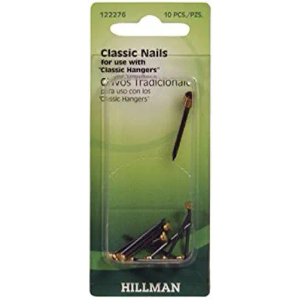 Hillman AnchorWire Steel-Plated Classic Picture Hanging Nails 10 pk Steel