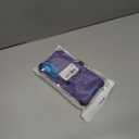 Qinmay Phone Case for Samsung Galaxy A35 5G Case with HD Screen Protector, Heavy Duty Shockproof & Dropproof 3-Layer Cover Phone Case for Galaxy A35 (BeltClip_Purple)