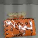 Newwiee 56 Pcs Dia De Los Muertos Decorations Kit, Ofrenda Decorations for Altar Include Marigold Garland LED Light, Garland, Paper Flowers, Butterfly, LED Candle, Banner for Day of the Dead(Orange)