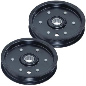 2 Pack 786848 Flat Idler Pulley Replaces Excel Hustler 786848 Pulley, Hustler 607525 Pulley Idler Hustler, Oregon 34-906 for Hustler 60 in Mower Pulley, FasTrak SD SDX Mini Z Lawn Mowers