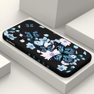 for Samsung Galaxy S20 Case Creative Flower Pattern Design Dropproof Slim Protective for Galaxy S20 Phone Cover 6.2 inch-Aurora Butterfly Black