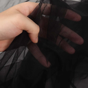 HAVII 5" x 10", 3 Pieces Black Tulle Fabric Tulle Roll Bolt for Tutu Skirt DIY Sewing Crafts Mesh Fabric Wedding Arch Drapey Birthday Party Decor