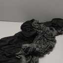 Fourluoo Halloween Tattered Cloak Grim Reaper Hooded Cape Retro Reaper Wizard Robe for Halloween Adult Costume Cosplay, X-Large