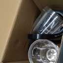 Sangcon 1000W Smoothie Blender for Kitchen, Blenders for Smoothies with (3) Cups (2) Spout Covers (1) Storage Cap (1) To-Go Cap, Portable Blender for Shakes, Ice Crushing, Frozen Drinks, Spices (Black)