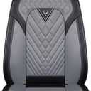 Car Seat Covers Universal Set for Benz W204 W211 W210 W124 W212 W202 W245 W163 Cla Gls Gla Glc Seat Protector - Grey