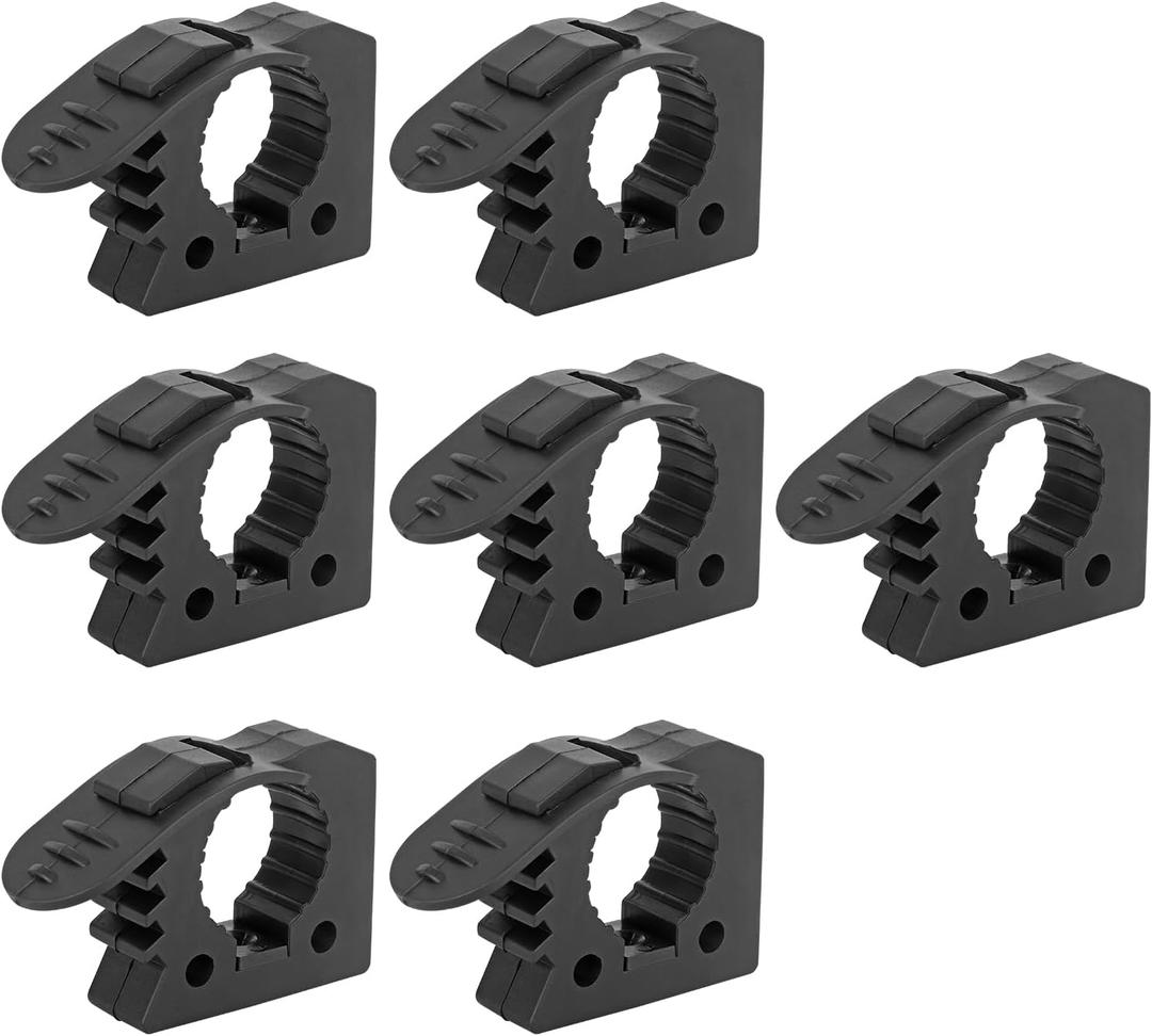 Rubber Clamp Mounting Kit Quick-release Shovel Holder for 1-1/5 to 1-1/2 Diameter Tools, Install on UTV, ATV, Truck Trailer, RV