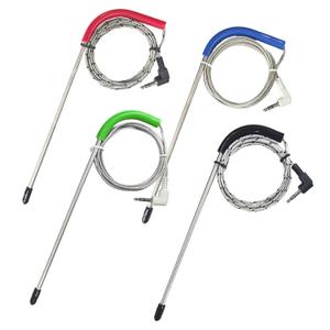 4-Pack Replacement Meat Probe Compatible with Traeger Wood Pellet Grill Waterproof Probe,3.5mm Digital Thermostat Temperature Sensor