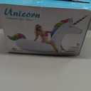 Jasonwell Giant Inflatable Unicorn Pool Float Floatie Ride On with Fast Valves Large Rideable Blow Up Summer Beach Swimming Pool Party Lounge Raft Decorations Toys for Kids Adults