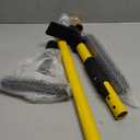 Gardenised 4 Claw Stand-Up Weed Puller Tool with Long Handle Durable Steel Head for Effortless Grass Removal Ergonomic Design Eliminates Bending Kneeling and Tugging Perfect for Easy Gardening