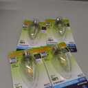 Westinghouse 3319320 LED Light Bulb, 4 Count (Pack of 1), Clear