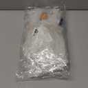 WIOR 6 Pack 7.5Inch Angel Christmas Ornaments with White Feather Wings for Christmas Tree Decoration, Hanging Angel Pendants Xmas Tree Topper Figurine for Home Holiday Party Wedding Christmas Decor