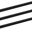 Goldenwarm 2 Pack Black Square Bar Cabinet Pull Drawer Handle Stainless Steel Modern Hardware for Kitchen and Bathroom Cabinets Cupboard,Center to Center 12-3/5in(320mm) Kitchen Door Handles
