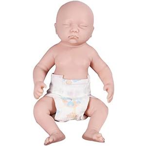 AISITE Reborn Baby Dolls Girl - 18 Inch Realistic Baby Doll Girl Silicone Full Body Sleeping Lifelike Newborn (Eyes Closed)