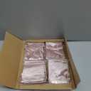 QIANF 12pcs Rose Pink Velvet Drawstring Bags 3x4 inches Glossy Small Velvet Cloth Gift Bags Jewelry Pouches for Storage Wedding Party Favor Christmas