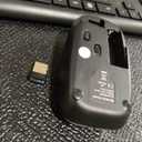 Wireless Keyboard and Mouse Combo, Full Size Silent Ergonomic Keyboard and Mouse, Long Battery Life, Optical Mouse, 2.4G Lag-Free Cordless Mice Keyboard for Computer, Mac, Laptop, PC, Windows (Black)