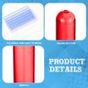 FoldTier 80 Pcs Neon Plastic Test Tube Shots, 16 x 125 mm (12 ml) Assorted Colors Shot Tubes for Liquor Candy Cocktail Storage Container for Birthday Bar Wedding Halloween Party Favors Supplies