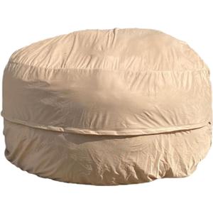 BCU Big Bean Bag Cover Inner Lining for Filler Beanbag Beans Storage Reusable Washable, 6FT, Cover-Inner