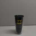 Tervis DC Comics Batman Emblem Made in USA Double Walled Insulated Tumbler Cup Keeps Drinks Cold & Hot, 16oz, Quartz - Unlidded