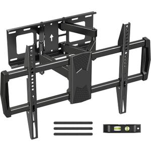 MOUNT PRO Full Motion TV Mount for Most 42-82 inch TVs, Wall Mount TV Bracket with Swivel Articulating Extension Tilt Arms, Television Wall Mount Max VESA 600x400mm, 100lbs Loading, Fits Max 16" Studs