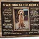 Kilyhome Dog Memorial Frame  Waiting At The Door Wooden Picture Frame for Pet Loss, 8''x10''  Pup Remembrance Keepsake, Bereavement Decor Home, Sympathy Gift for Pets Owner, Dogs Mom
