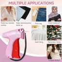 Stitch Gun for Clothes, Tagging Gun for Clothing, Micro Handheld Tag Gun Quick Stitch Sewing Gun, Portable Quick Clothing Fixer Hemming Tool Includes 6 Needles and 1000 Black White Fasteners