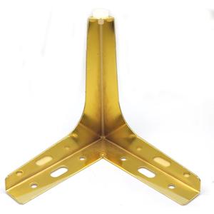 Set of 4 Furniture Legs - Vintage Mid Century Modern Style, 6.5 inch, Gold