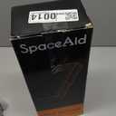 SpaceAid Bamboo Over the Stove Spice Holder Shelf, 31.5" Kitchen Organizer Stove Spice Top Rack, 11.6" Height Countertop Storage, Over Oven Back Sink Organization Shelf, White (Large)