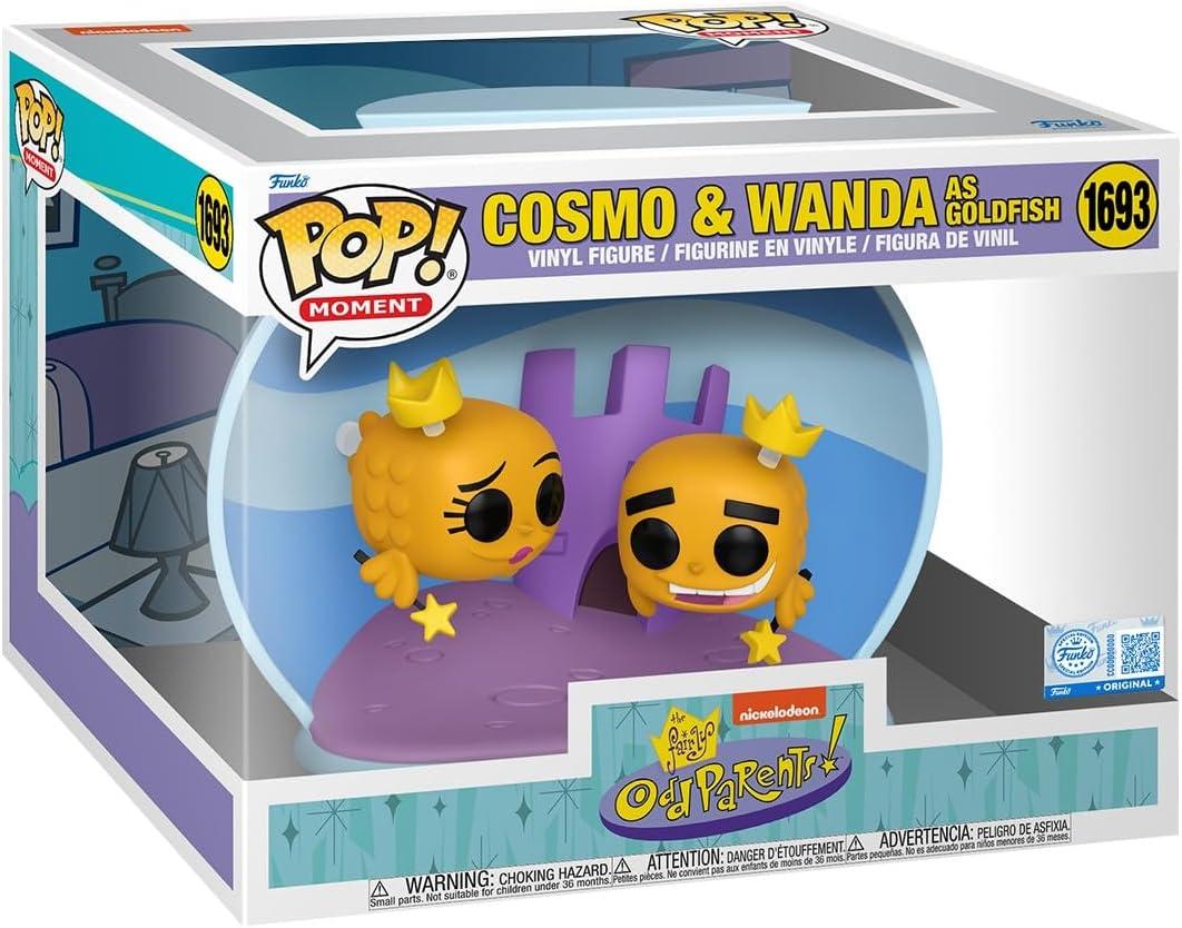 Funko Pop Moment: Fairly Odd Parents - Cosmo and Wanda as Goldfish  - Collectable Vinyl Figure - Gift Idea - Official Merchandise - Toys for Kids & Adults