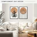 MCS Trendsetter 24x36 Poster Frame Black High-Gloss, Vertical & Horizontal Wall Hanging Large Picture Frame for Photos, Posters & Art Prints (2-Pack)