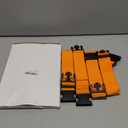 Luggage Straps for Suitcases TSA Approved Travel Belt 4 Pack by Chelmon(Orange)