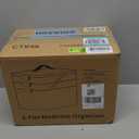 CTIME 3-Tier Medicine Organizer - Portable Medicine Cabinet with Leather Handle, Empty First Aid Kit for Home