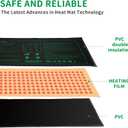 NAMOTEK Seedling Heat Mat, 10" x 20.75" Waterproof Plant Heating Mat, Warm Hydroponic Heating Pad for Indoor Home Gardening Seed Starter,Germination, Greenhouse