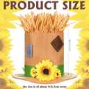 Norme Thanksgiving Scarecrow Hat Tree Topper Fall Christmas Tree Topper for Autumn Harvest Farmhouse Indoor Home Decorations Party Supplies Thanksgiving Country Holiday Accent