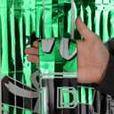 6 x Gradution Party Suppiles Backdrop Decoration 2026, Claas of 2026 Streamer Tinsel Foil Fringe Curtains, Photo Booth Prop Backdrop, Green Grad Photo Backgrounds