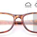 YIMI Photochromic Nearsighted Distance Glasses Spring Hinge Anit UV For Men Women Negative Power Retro Myopia Glasses (Tortoiseshell)