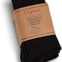 Organic Signatures Premium Cotton Crew Socks, Soft Athletic Socks, 3 pack
