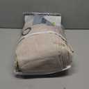 MIULEE 100% Blackout Polyester Textured Curtains for Bedroom Solid Thermal Insulated Natural Beige Grommet Room Darkening Curtains & Drapes Luxury Decor for Living Room Nursery 52 x 108 Inch(2 Panels)