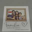 Malden International Designs 4x6 Familia Family Spanish Expressions Rustic Whitewash Picture Frame