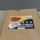 [Upgraded] 2tier Stackable Bamboo Pantry Storage Bins, Potato and Onion Storage Baskets with Handles, Removable Divider, Pantry Organizer Holder for Kitchen, Office, Cabinet, Fruit Storage (Walnut)