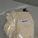 J.VER Men's Linen Shirts Casual Button Down Long Sleeve Shirt Solid Spread Collar Summer Beach Shirts with Pocket (XX-Large, Beige)