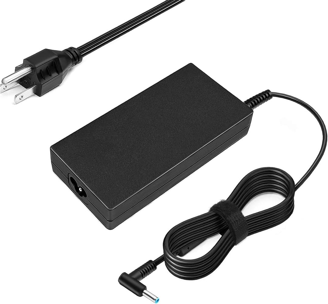 120W 6.15A Charger 710415-001 L41856-001 for HP USB-C Dock G5 5TW10UT 5TW10AA 5TW10AA#ABB 5TW10UT#ABA USB-C/A Universal Dock G2 5TW13AA HP Omen 15-5000 15-5100 15-5200 Laptop Charger