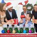 Jenaai 12 Set Christmas Appreciation Gifts for Employees Coworkers Staff Ball Ornaments for Christmas Tree So Grateful for The Difference You're Made, with Organza Bags & Thank You Cards