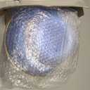 Rubtlamp 60Pcs Clear Blue Plastic Plates, Hammered Blue Plates, Clear Fancy Disposable Plates With Gold Rim Include 30 Dessert Plates, 30 Dinner Plates for Party