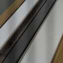 BAYKA Black Floating Shelves 35.4in, Set of 3, Wall Mounted for Wall Decor