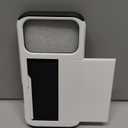 Nvollnoe Compatible with iPhone 17 Pro Case with Card Holder Dual Layer Heavy Duty Protective Shockproof Hidden Card Slot Slim Wallet Phone Case for Women&Men 6.3 inch(White)